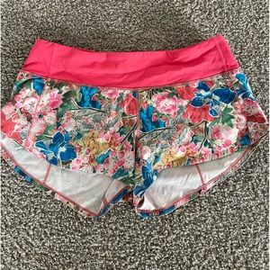 Speed up low rise lululemon shorts.